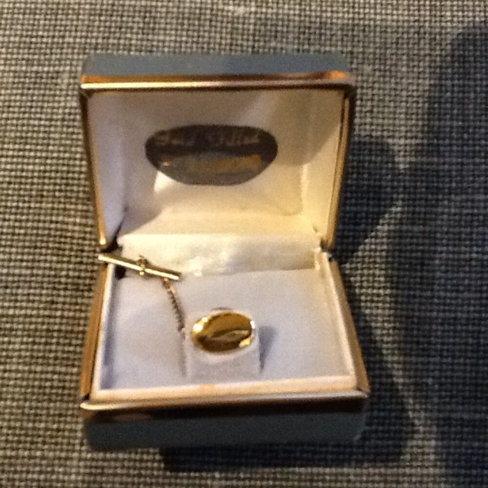 Vintage Gold Filled Tie Clasp with Pin